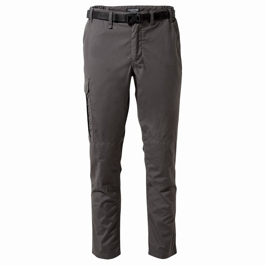 Men's Craghoppers Kiwi Slim Trousers Grey | BHA1162ZM