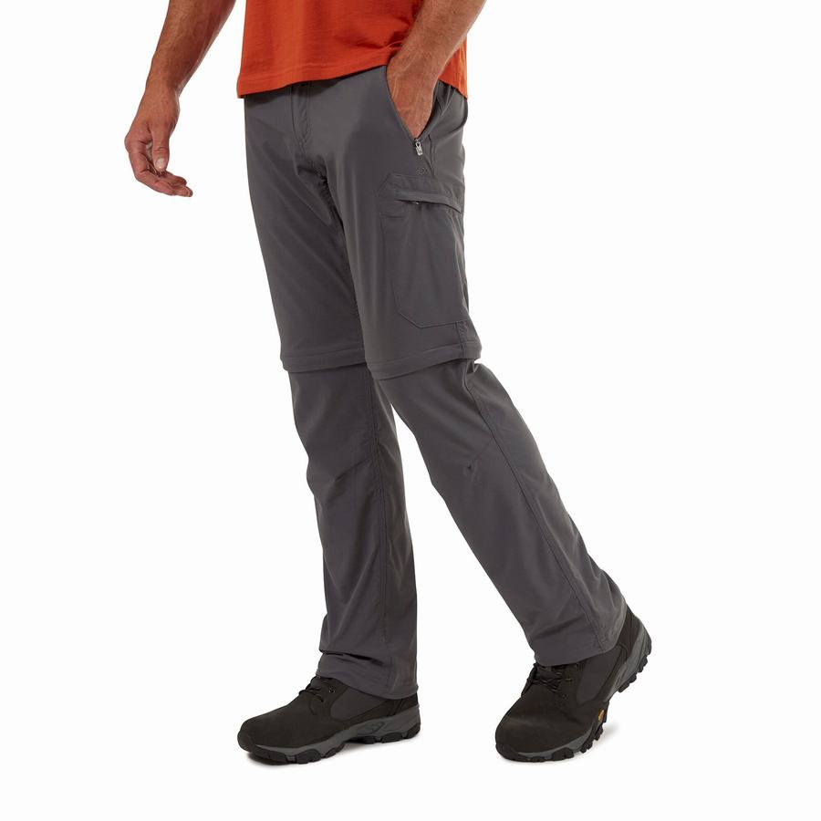 Men's Craghoppers NosiLife Pro II Trousers Grey | UUZ3254BY