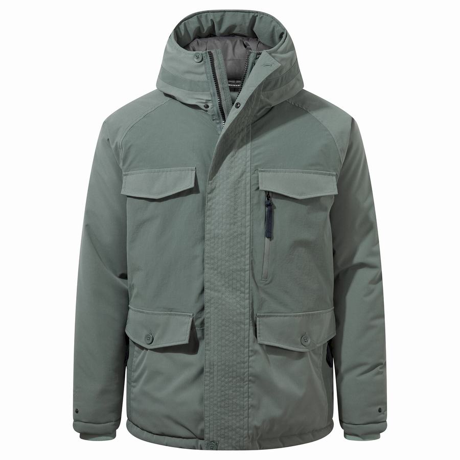 Men's Craghoppers Sinclair Insulated Jackets Green | POQ234SR
