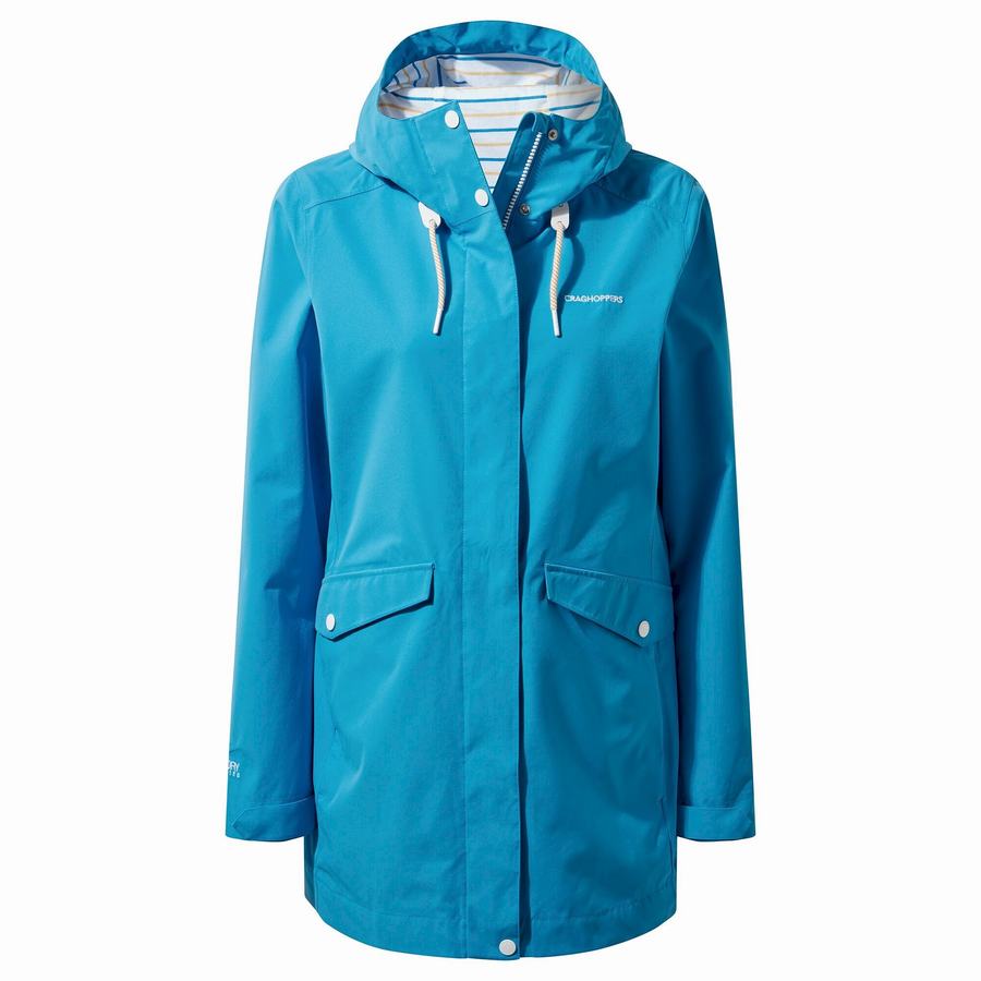 Women's Craghoppers Waterproof Salia Jackets Navy Blue | QYB9046GP