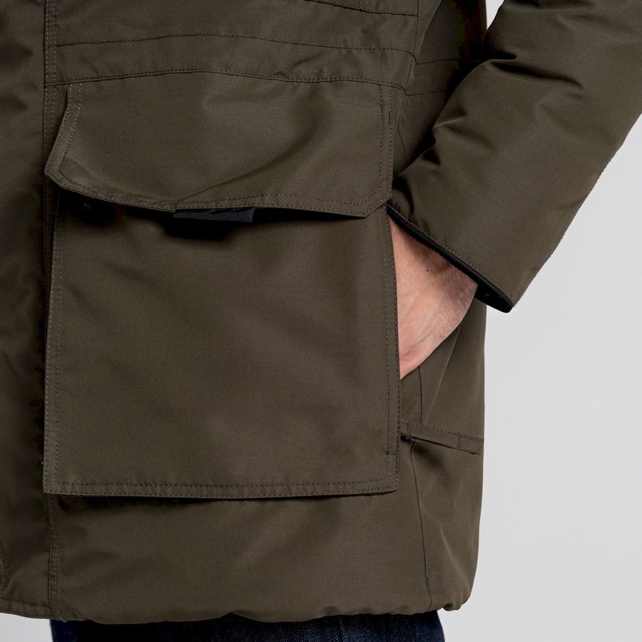 Men's Craghoppers Bishorn II Insulated Jackets Green Black | OSE1554IP