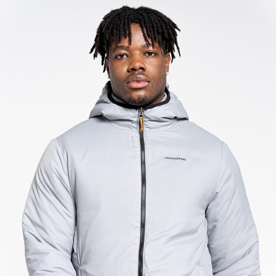 Men's Craghoppers Compresslite VI Hooded Jackets Black | HGH4812QO