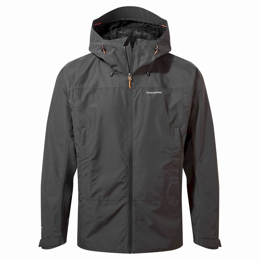 Men\'s Craghoppers Creevey Jackets Black | QVM782OE