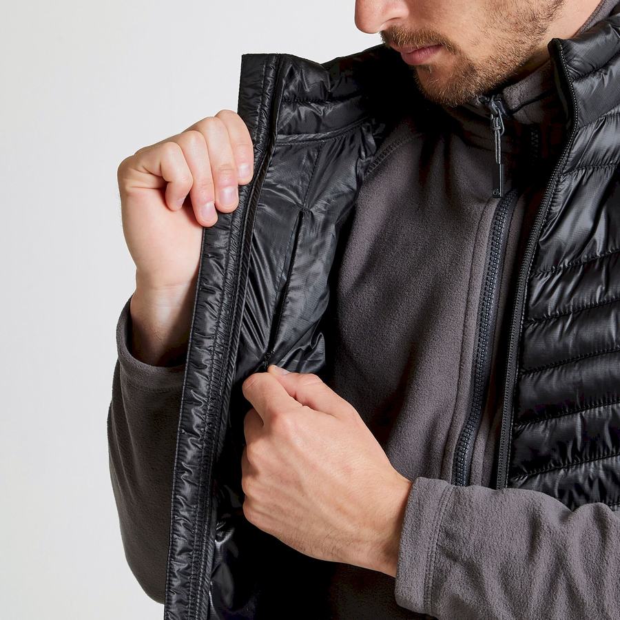 Men's Craghoppers Expert Expolite Thermal Vest Gilets Black | VKG6343BF