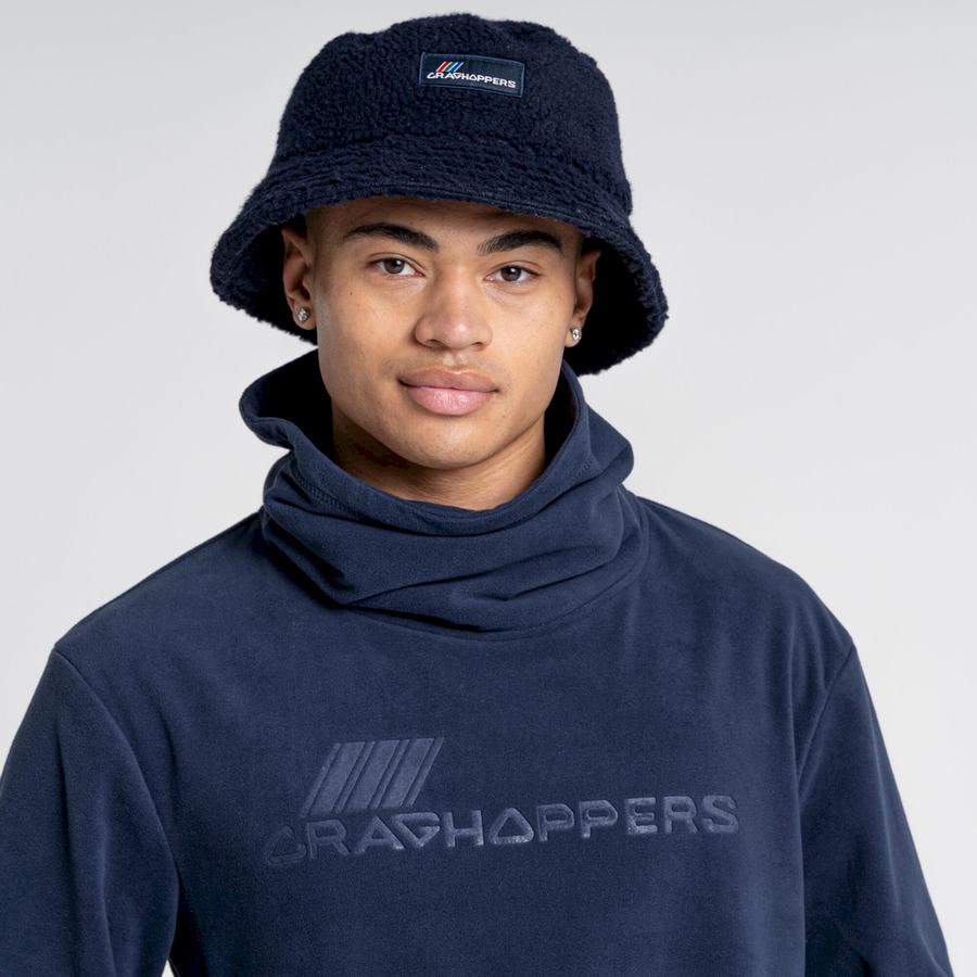 Men's Craghoppers Frey Overhead Sweatshirts Blue Navy | NZI8821FE