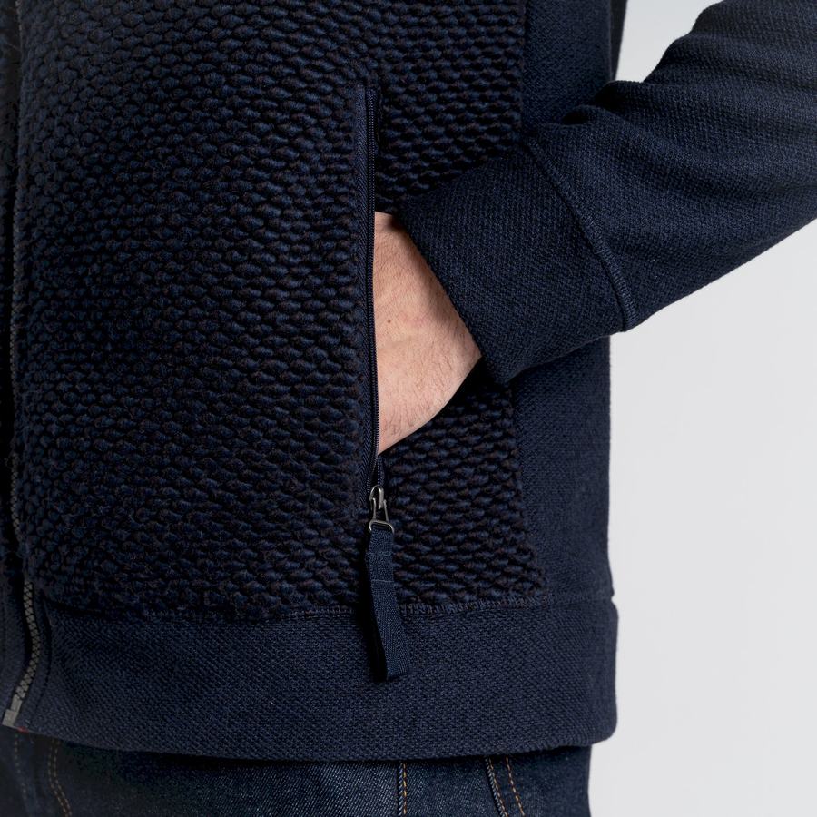 Men's Craghoppers Hector Jackets Navy Blue | XYT722HW