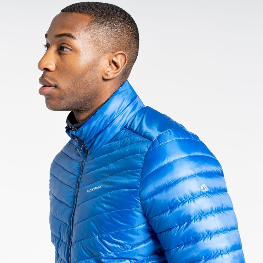 Men's Craghoppers Insulated ExpoLite Jackets Blue | MIC9647AO
