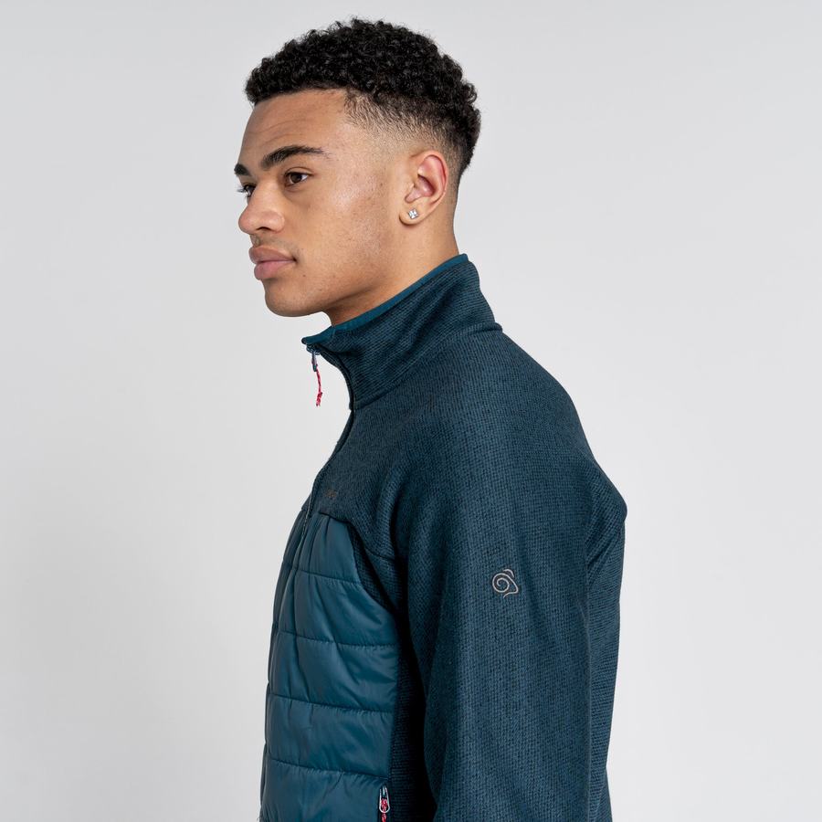 Men's Craghoppers Kennett Hybrid Jackets Dark Blue | FPH3994YQ