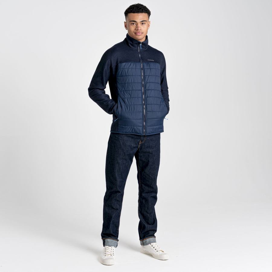Men's Craghoppers Kennett Hybrid Jackets Blue Navy | KLE1860TC