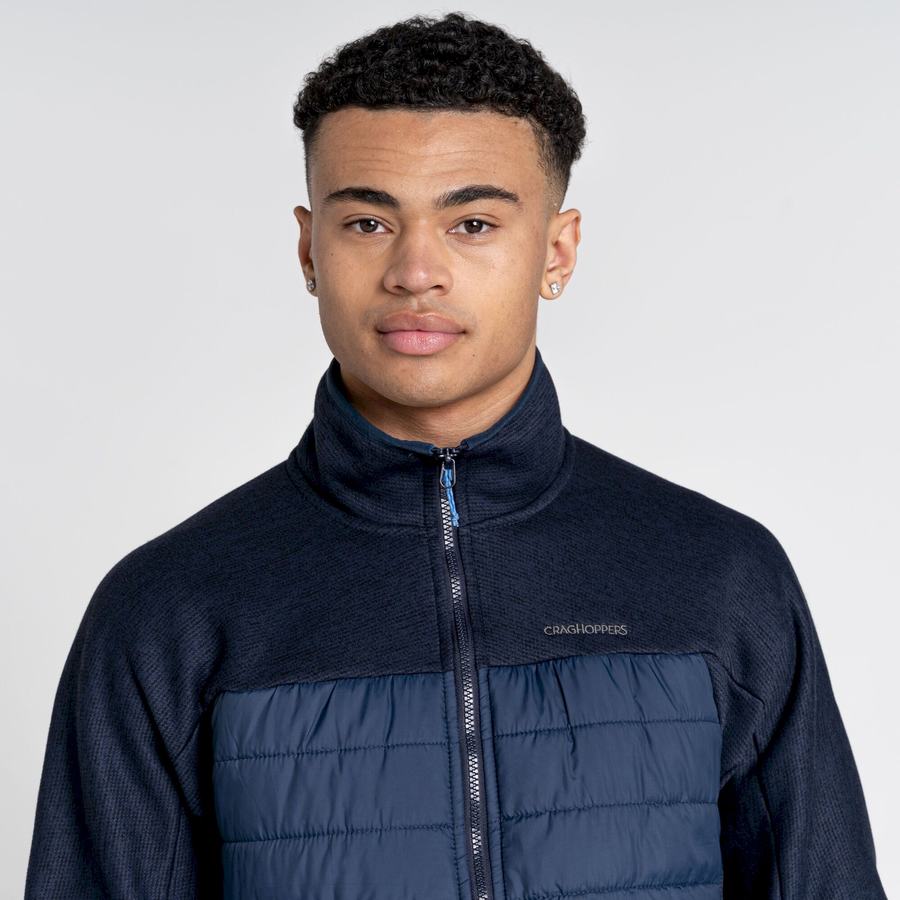 Men's Craghoppers Kennett Hybrid Jackets Blue Navy | KLE1860TC