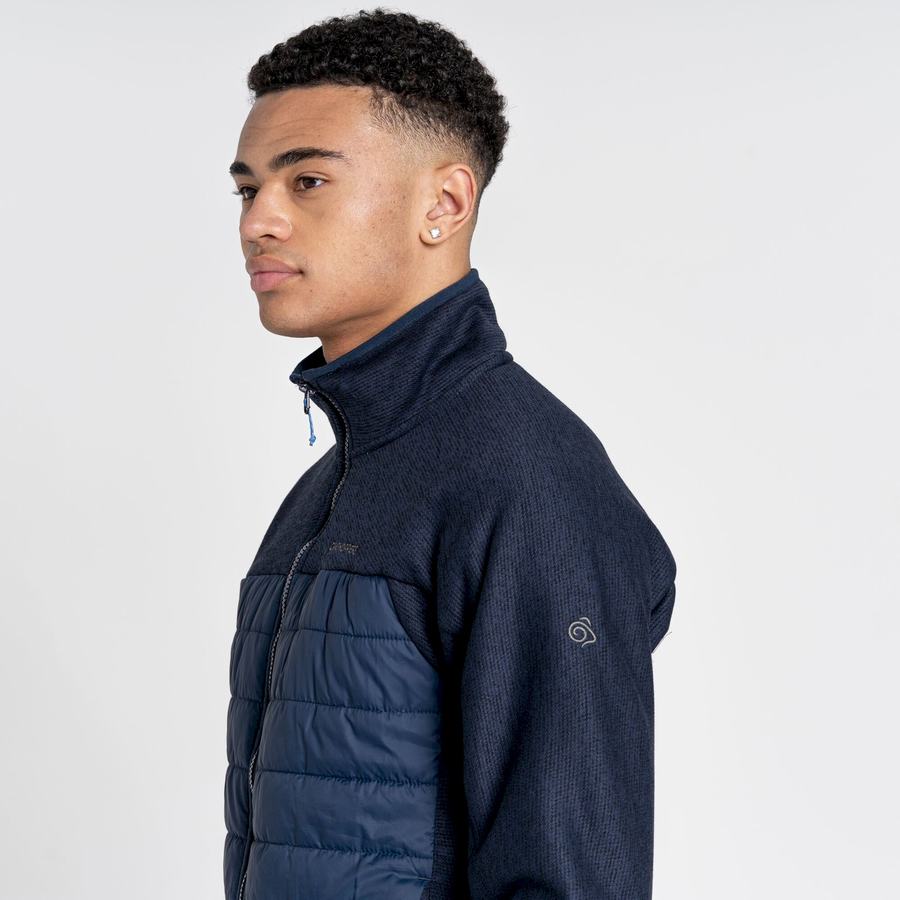 Men's Craghoppers Kennett Hybrid Jackets Blue Navy | KLE1860TC