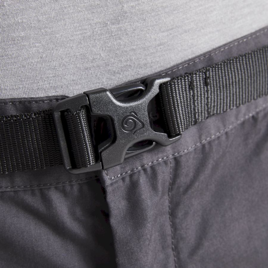 Men's Craghoppers Kiwi Boulder Trousers Black | AKS3737FQ