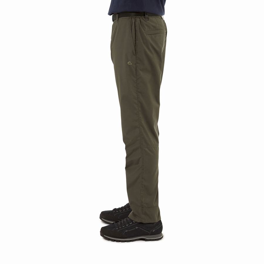 Men's Craghoppers Kiwi Boulder Trousers Dark Green | OOZ8985OV