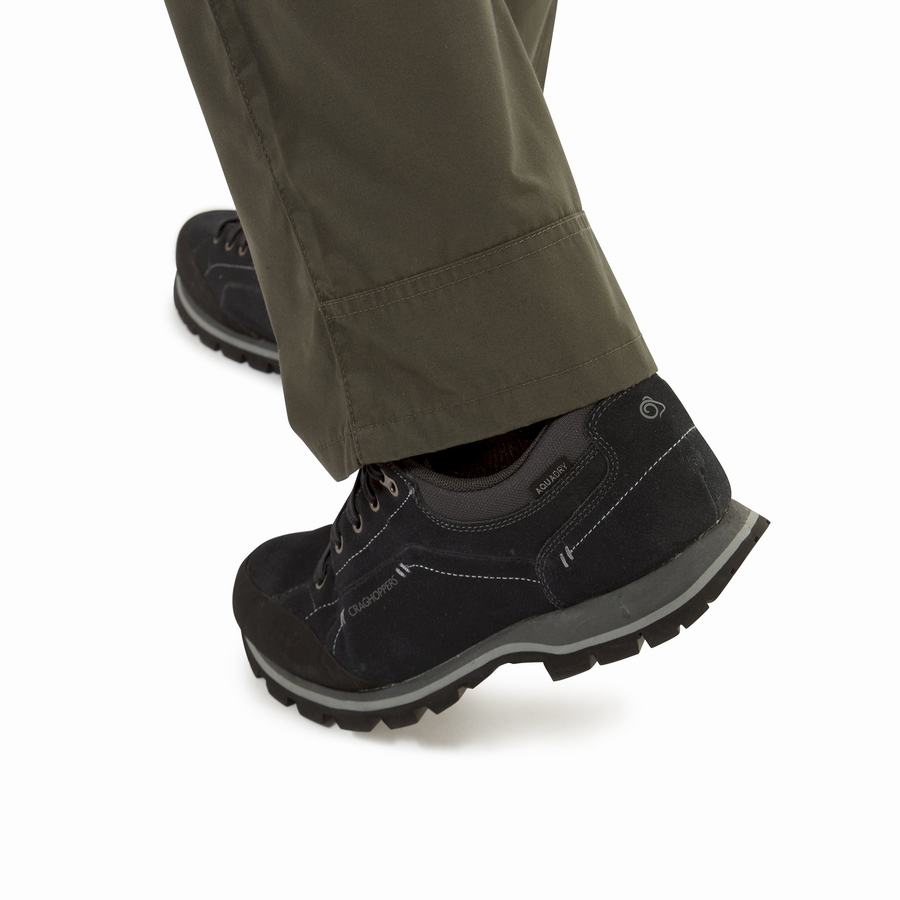 Men's Craghoppers Kiwi Boulder Trousers Dark Green | OOZ8985OV