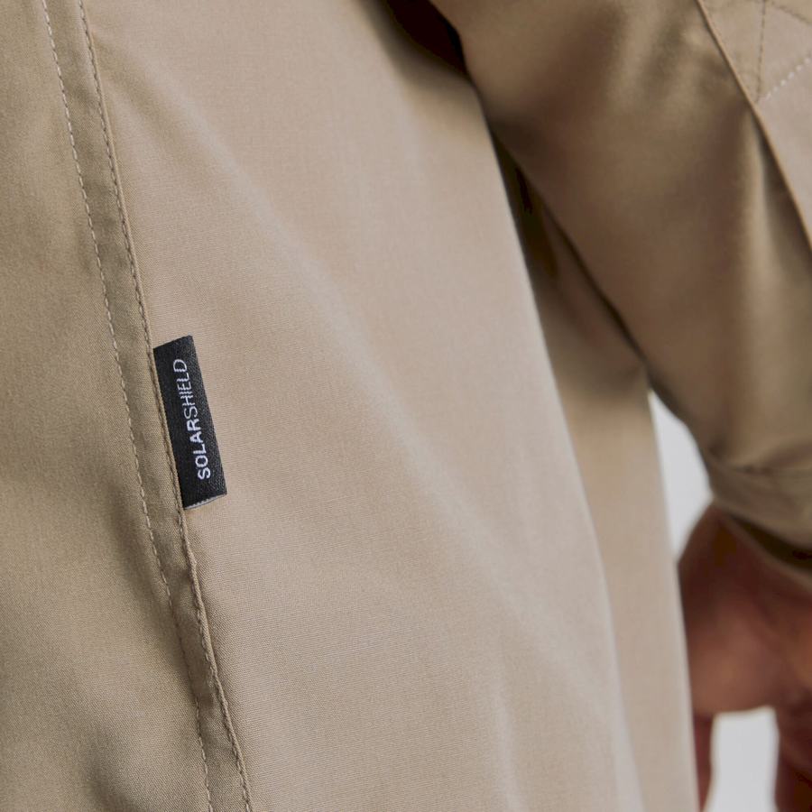 Men's Craghoppers Kiwi Long Sleeved Shirts Dark Khaki | UBF393PY