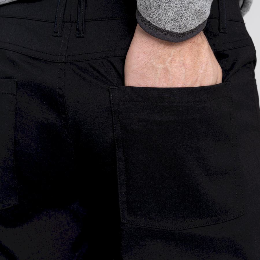 Men's Craghoppers Kiwi Pro 5 Pocket Trousers Black | TAF337LN