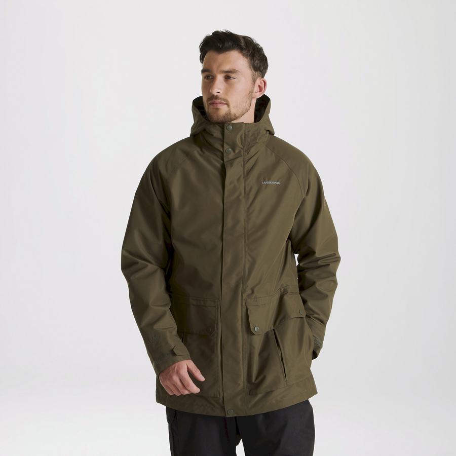 Men's Craghoppers Milford 3 In 1 Jackets Green | CWF6492OL