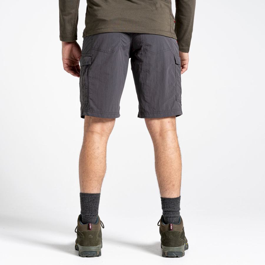 Men's Craghoppers NosiLife Cargo II Shorts Black | MQI8051HC