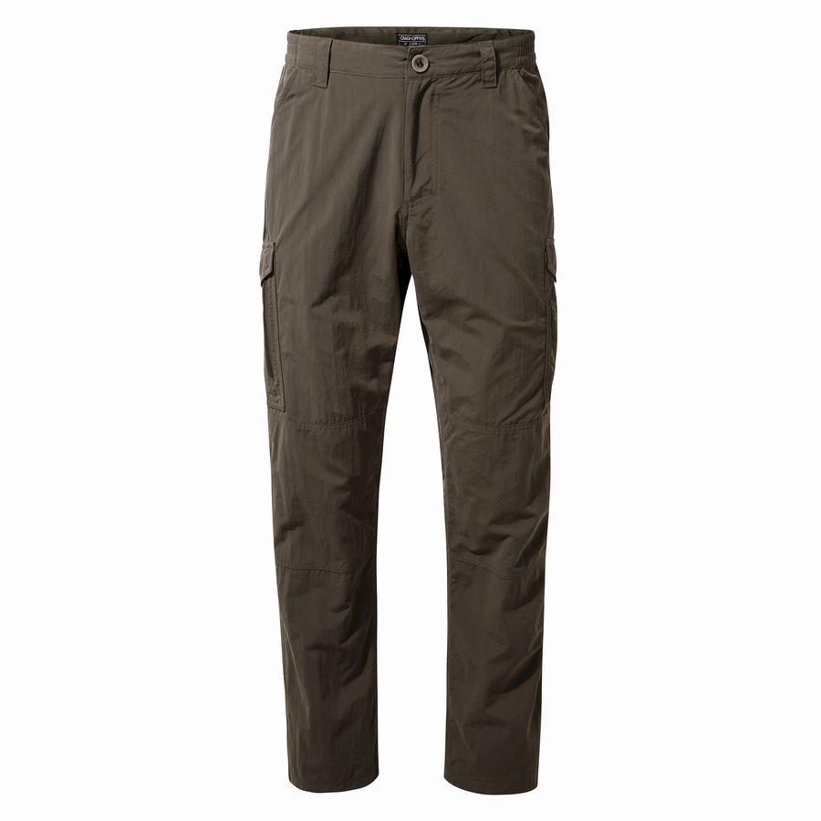Men's Craghoppers NosiLife Cargo II Trousers Green | HAR2548MB