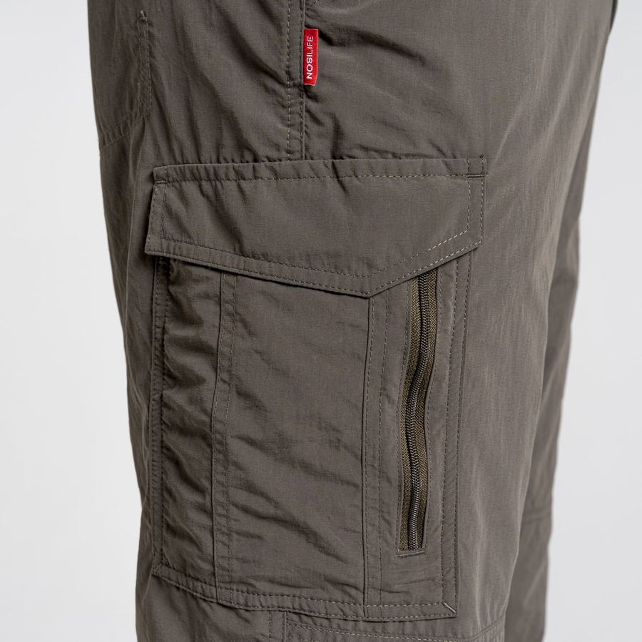 Men's Craghoppers NosiLife Cargo II Trousers Green | HAR2548MB