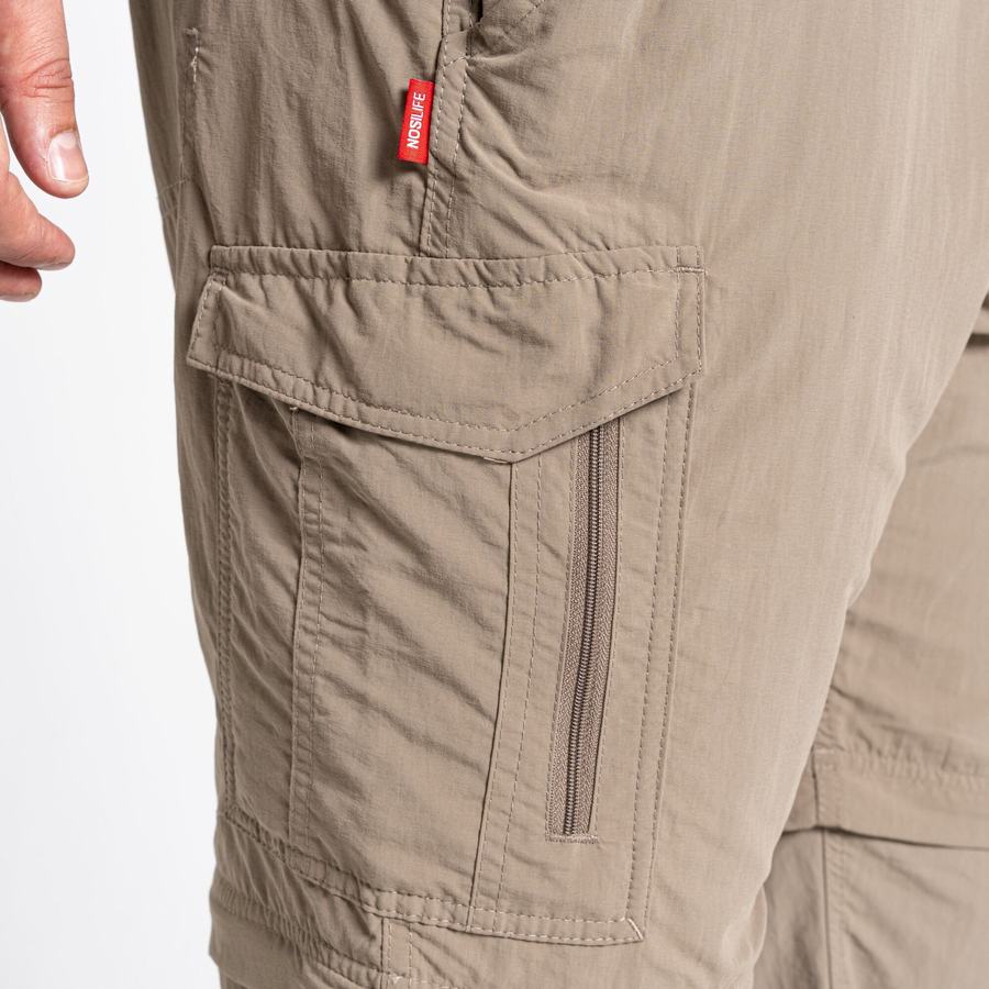 Men's Craghoppers NosiLife II Trousers Khaki | FTW4055VB