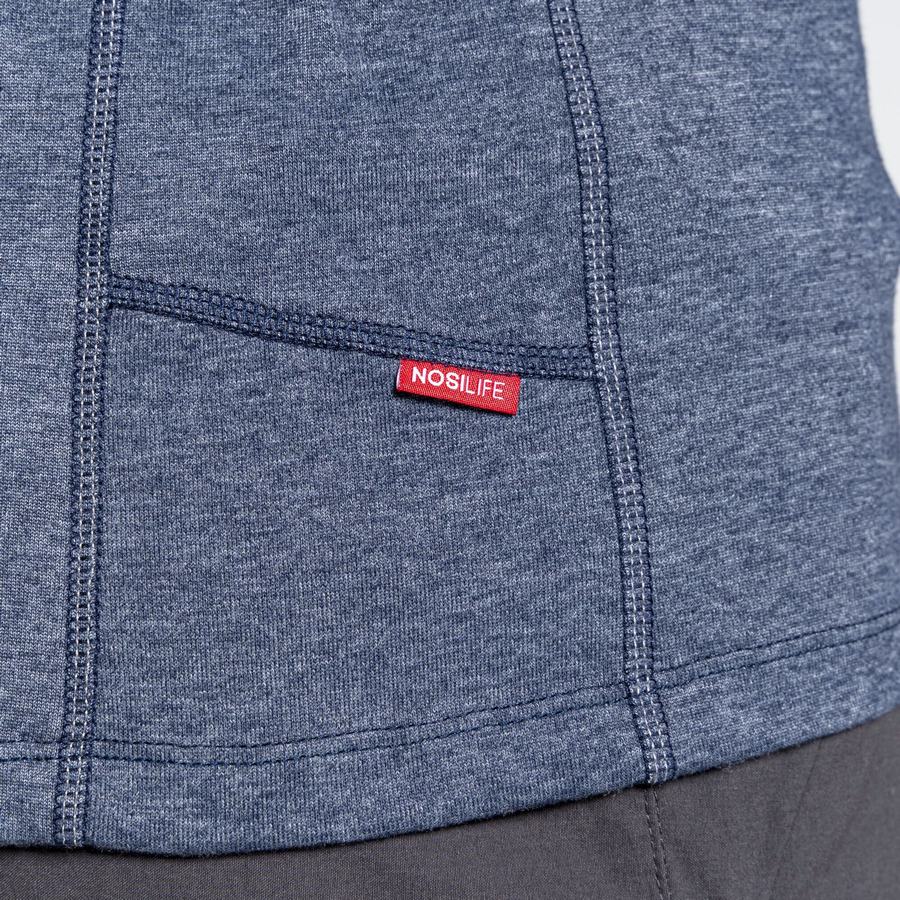 Men's Craghoppers NosiLife Talen Long Sleeved T-Shirts Navy | BHF4272SR