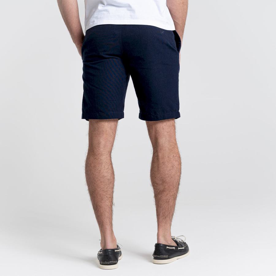 Men's Craghoppers Nosibotanical Buck Shorts Blue Navy | VXQ4572IX