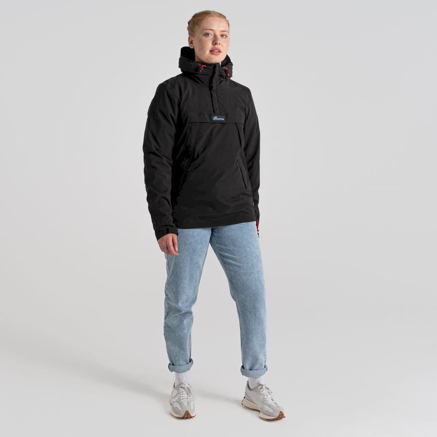 Men's Craghoppers Waterproof Anderson Cagoule Jackets Black | DEC1850TZ