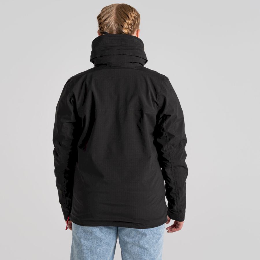 Men's Craghoppers Waterproof Anderson Cagoule Jackets Black | DEC1850TZ