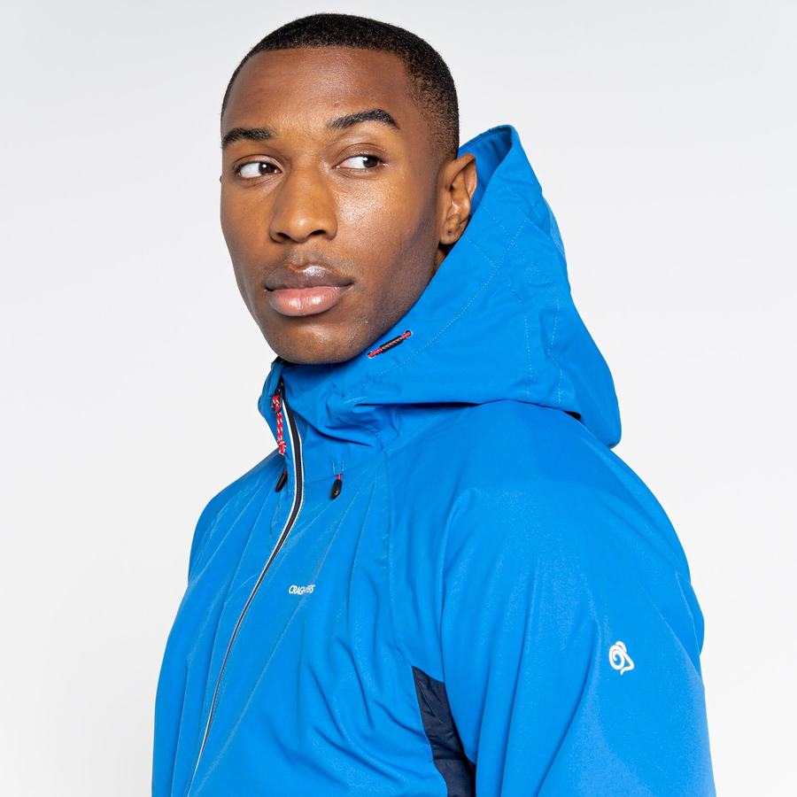 Men's Craghoppers Waterproof Atlas Jackets Blue Navy | XOZ654HT