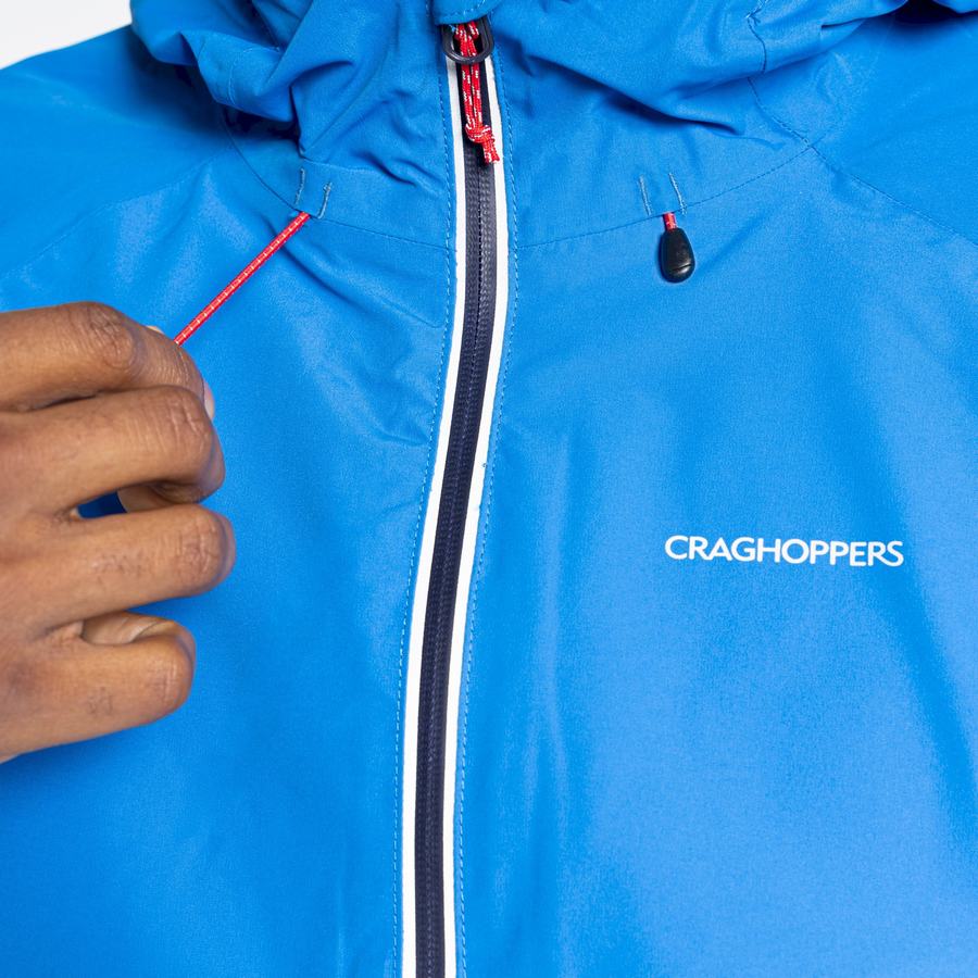 Men's Craghoppers Waterproof Atlas Jackets Blue Navy | XOZ654HT