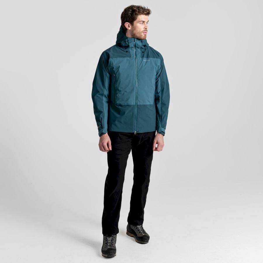 Men's Craghoppers Waterproof Gryffin Jackets Dark Green | HFR8717UJ