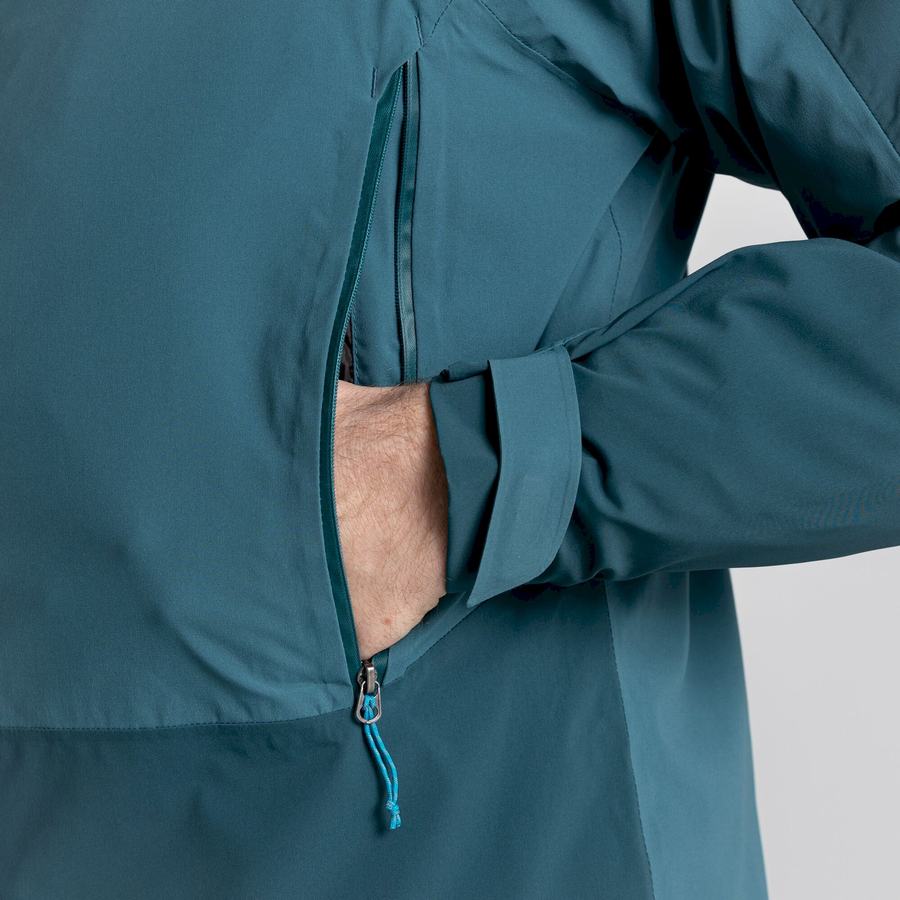 Men's Craghoppers Waterproof Gryffin Jackets Dark Green | HFR8717UJ