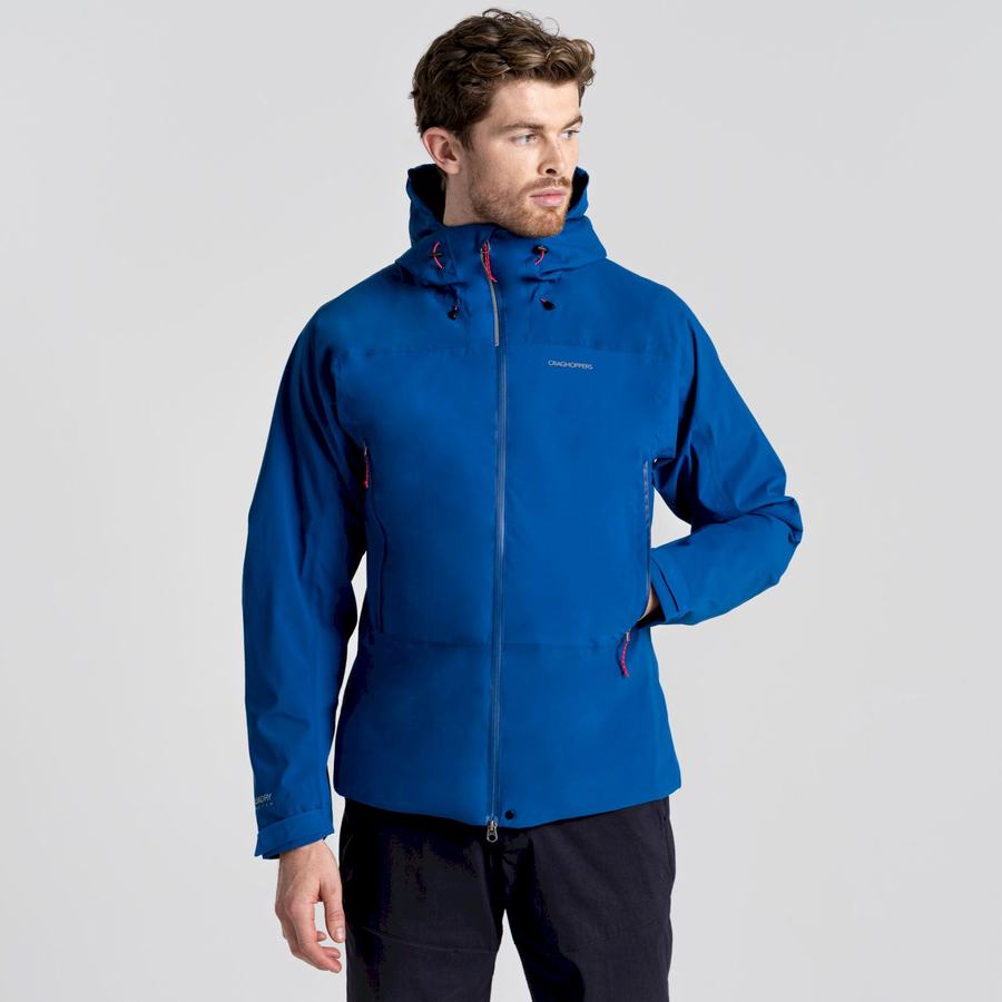 Men's Craghoppers Waterproof Gryffin Jackets Blue Dark Blue | PTC7388RR