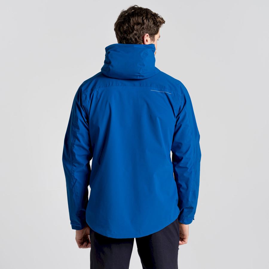 Men's Craghoppers Waterproof Gryffin Jackets Blue Dark Blue | PTC7388RR