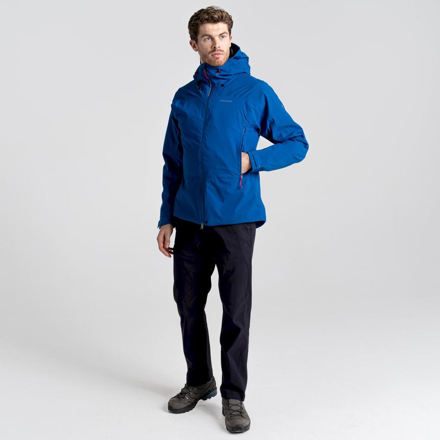 Men's Craghoppers Waterproof Gryffin Jackets Blue Dark Blue | PTC7388RR