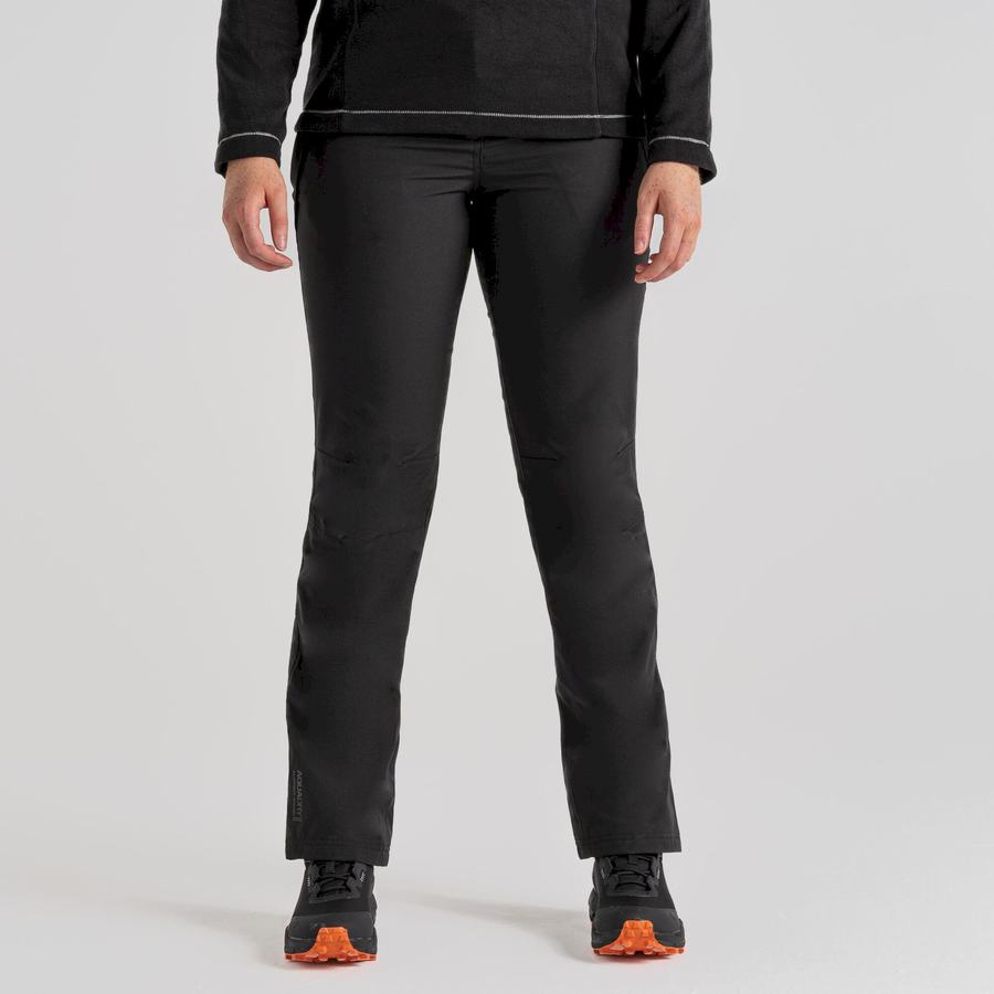 Women's Craghoppers Airedale II Waterproof Trousers Black | RQR9582UF