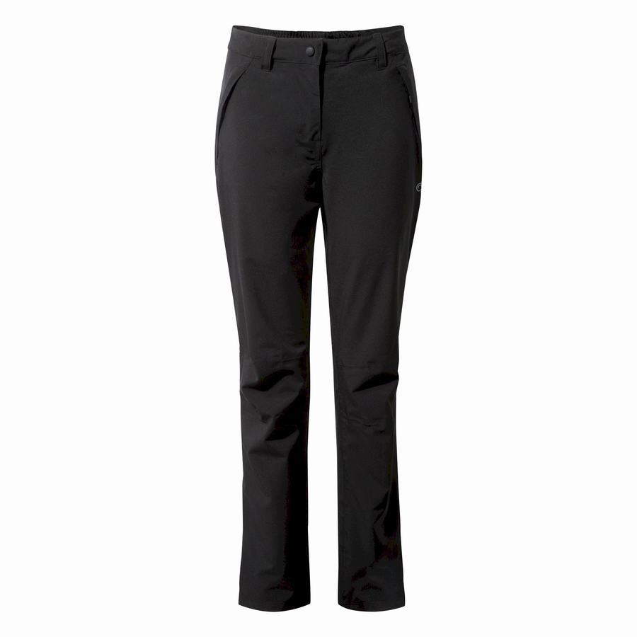 Women's Craghoppers Airedale II Waterproof Trousers Black | RQR9582UF