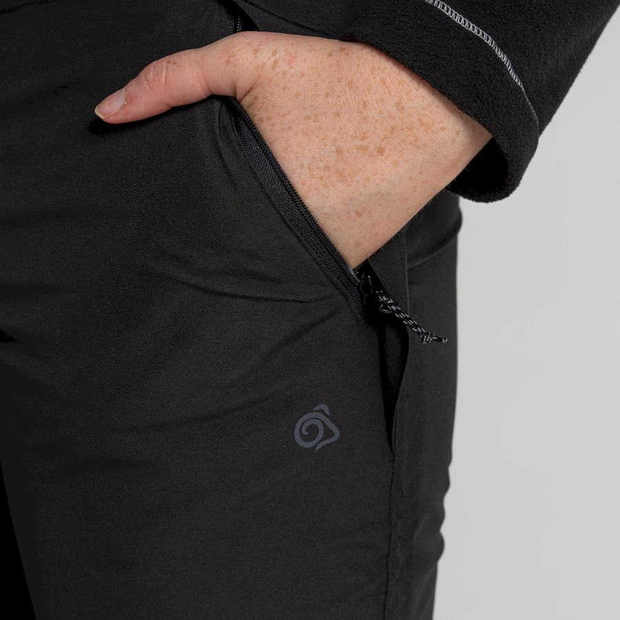 Women's Craghoppers Airedale II Waterproof Trousers Black | RQR9582UF