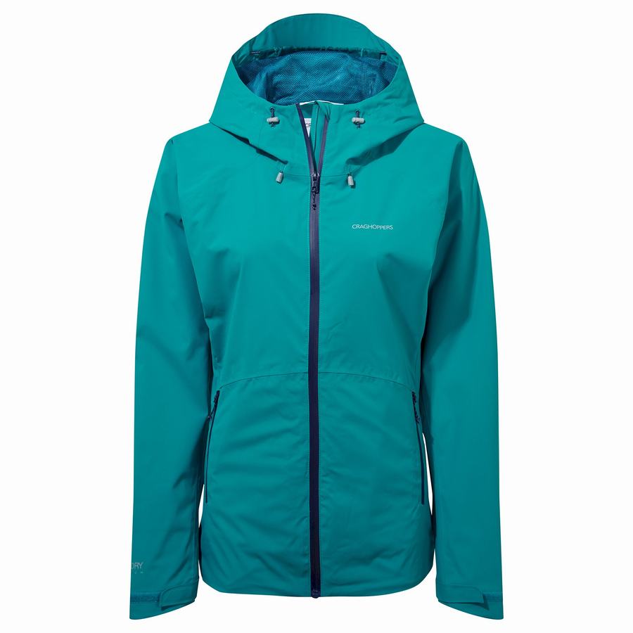 Women\'s Craghoppers Anza Jackets Green | BDH9874XY