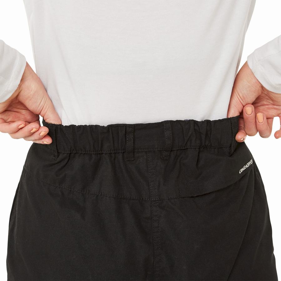 Women's Craghoppers Classic Kiwi II Trousers Black | PGI8473BG