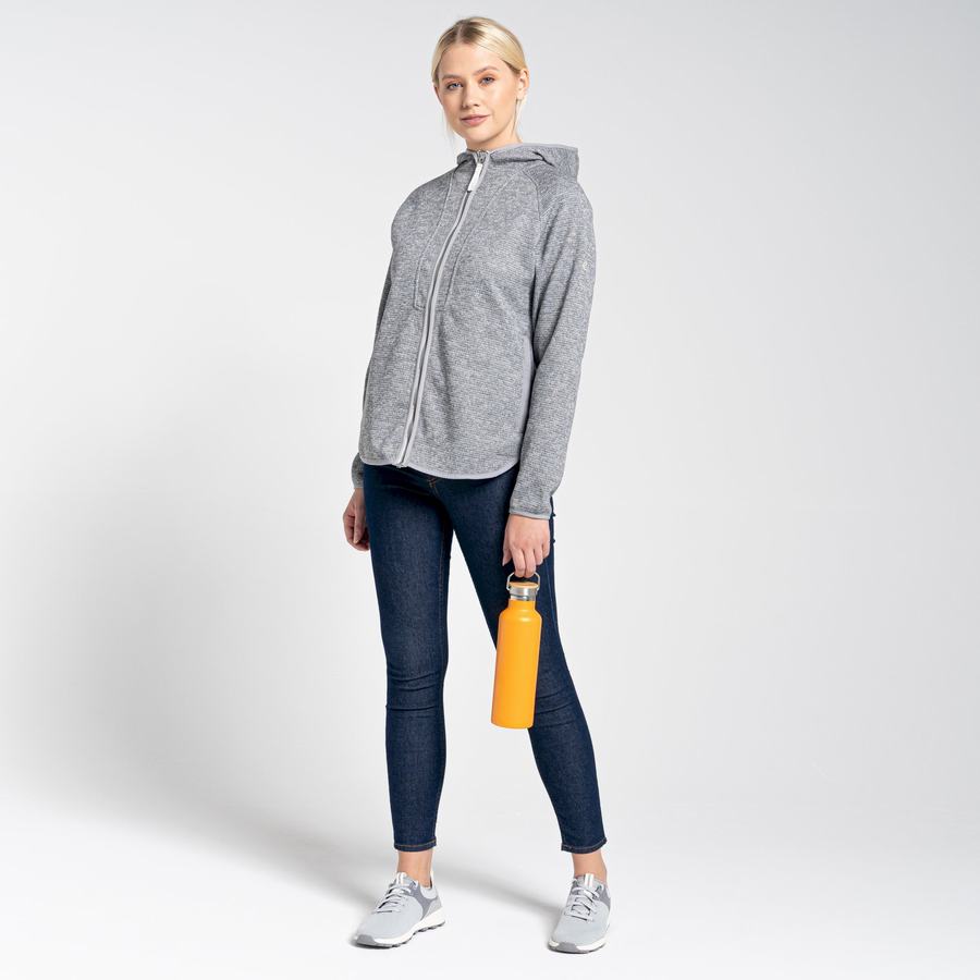 Women's Craghoppers Elena Hooded Sweaters Grey | TVH9020KX