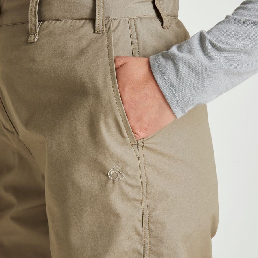 Women's Craghoppers Expert Kiwi Trousers Khaki | PMR4393OO