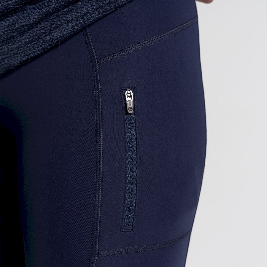 Women's Craghoppers Kiwi Pro Leggings Blue Navy | PMD6871EV