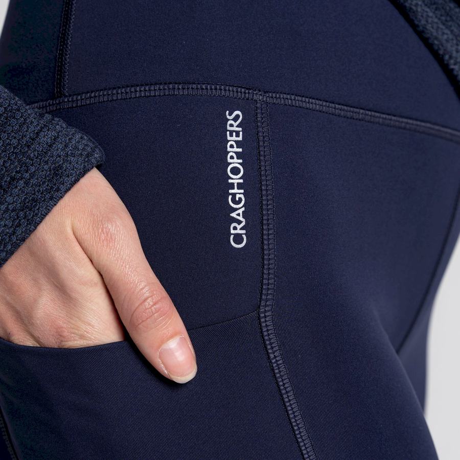 Women's Craghoppers Kiwi Pro Leggings Blue Navy | PMD6871EV
