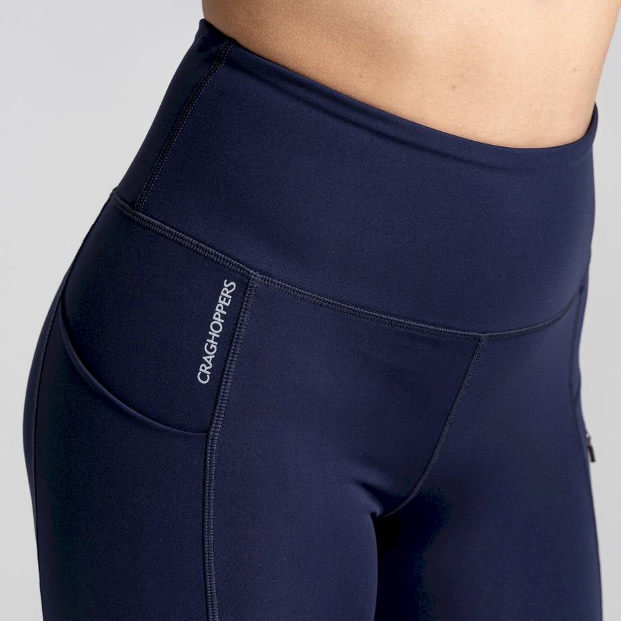 Women's Craghoppers Kiwi Pro Leggings Blue Navy | PMD6871EV