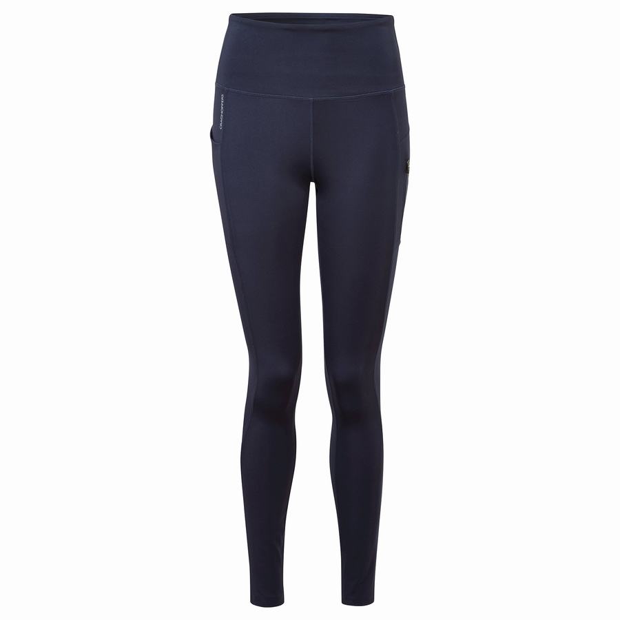 Women's Craghoppers Kiwi Pro Leggings Blue Navy | PMD6871EV