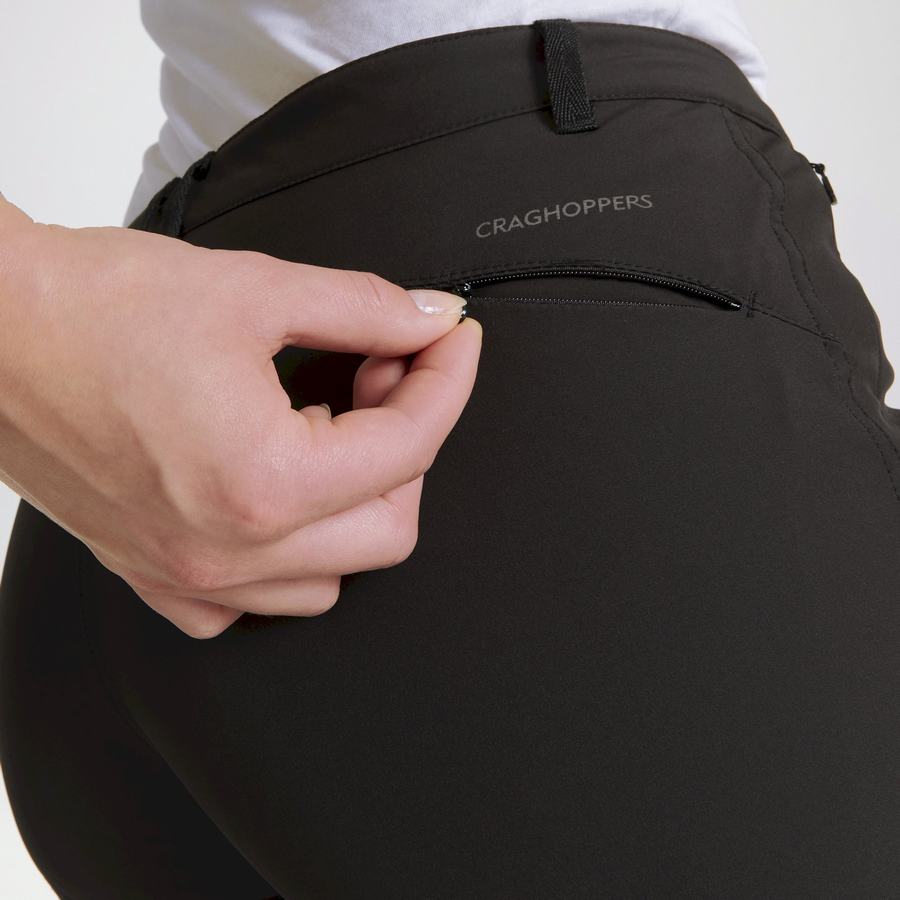 Women's Craghoppers Kiwi Pro Softshell Trousers Black | MVU8129GF