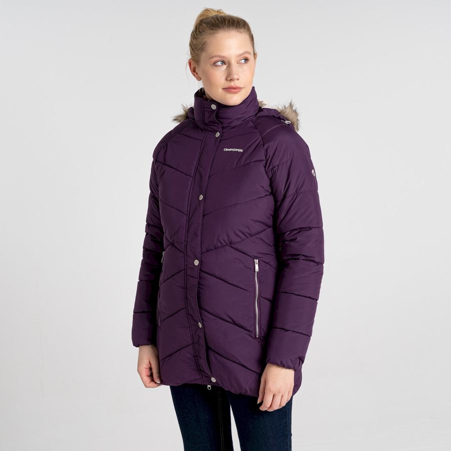 Women's Craghoppers Lisby Downlike Jackets Purple | EDM7077JM