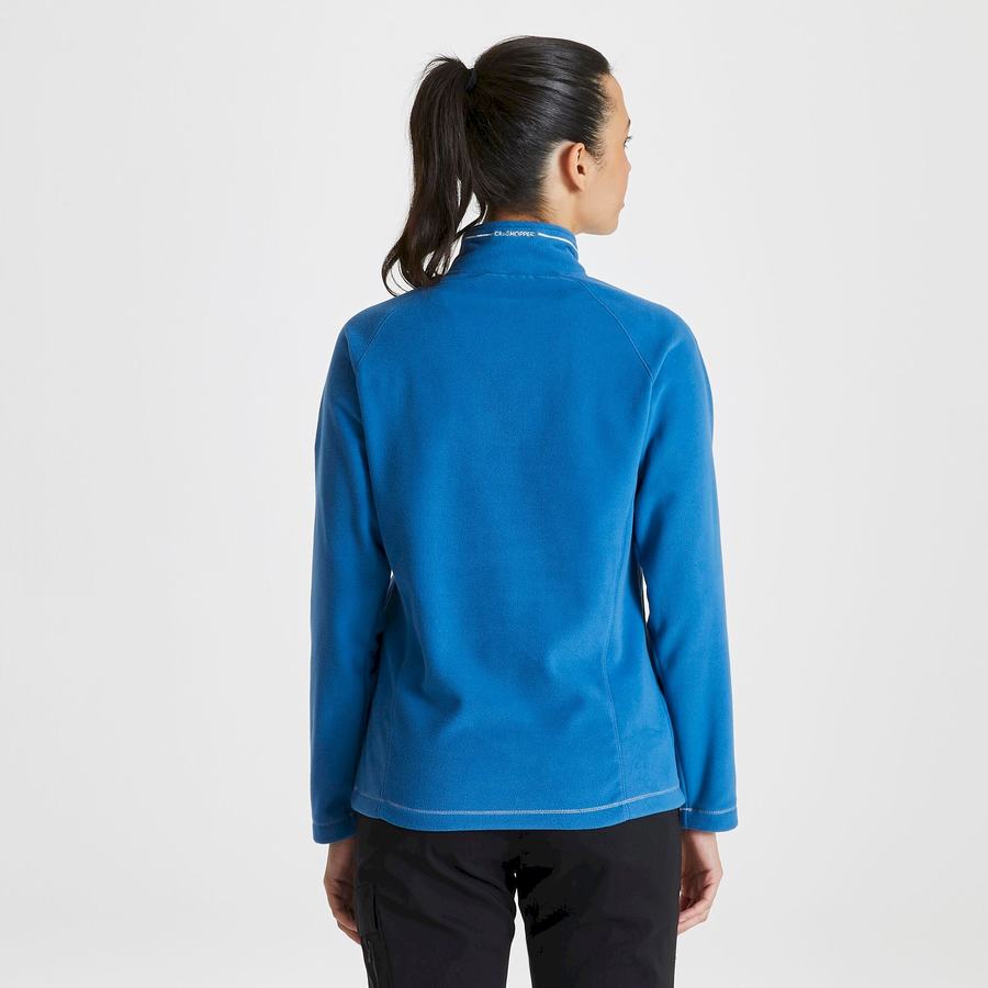 Women's Craghoppers Miska Half Zip Sweaters Blue | FKE7285AG